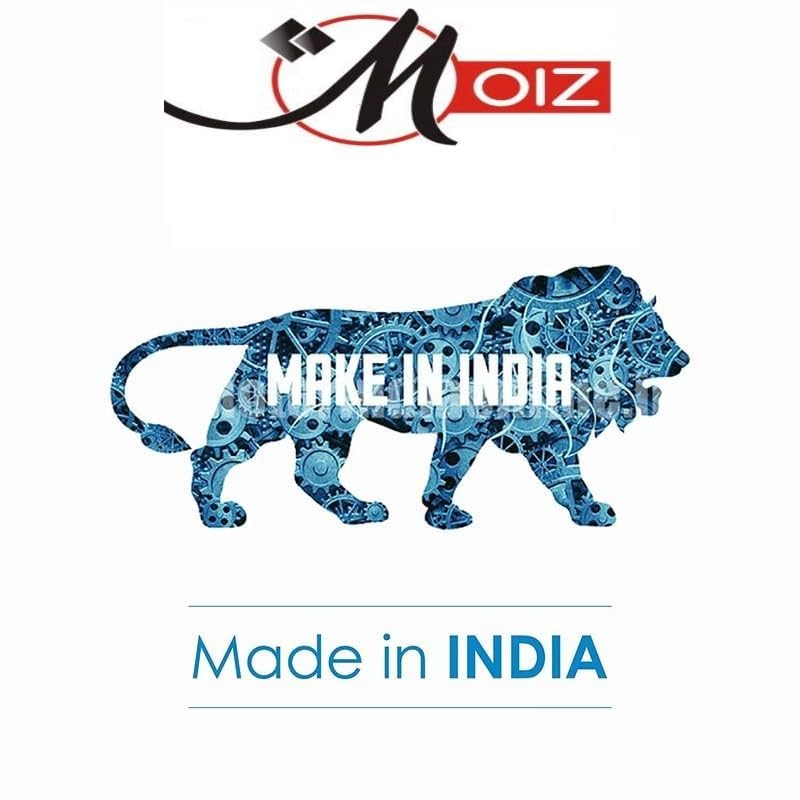 MOIZ 113 Inch Imported Fabric Wall Type Pull Down Screen Without Auto Lock Mechanism with 1080P, 3D and 4K Technology Ratio-16:10 -(8ft (W) x 5ft (H)),(White)