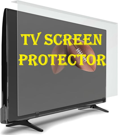 MOIZ 42 Inch TV Screen Protector - Tempered Glass Guard, Anti-Glare, LED LCD Crystal Clear 9H Surface Unbreakable,UV protection,Plasma,Hardness,Anti Glare,Scratch Resistant,Strong & Durable
