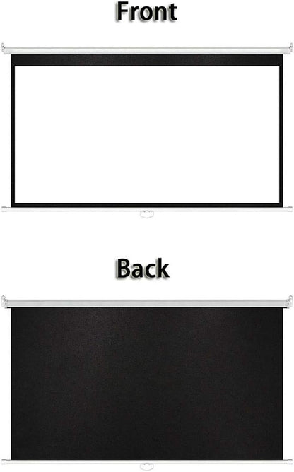 MOIZ Home Theatre Motorised Projector Screen, 84 Inches Diagonal, 4:3 Aspect Ratio, 6 Ft. x 4 Ft, Supports 1080P, Ultra HD-3D-4K Ready Technology, Cordless Remote 6FT X 4FT - 84INCHES